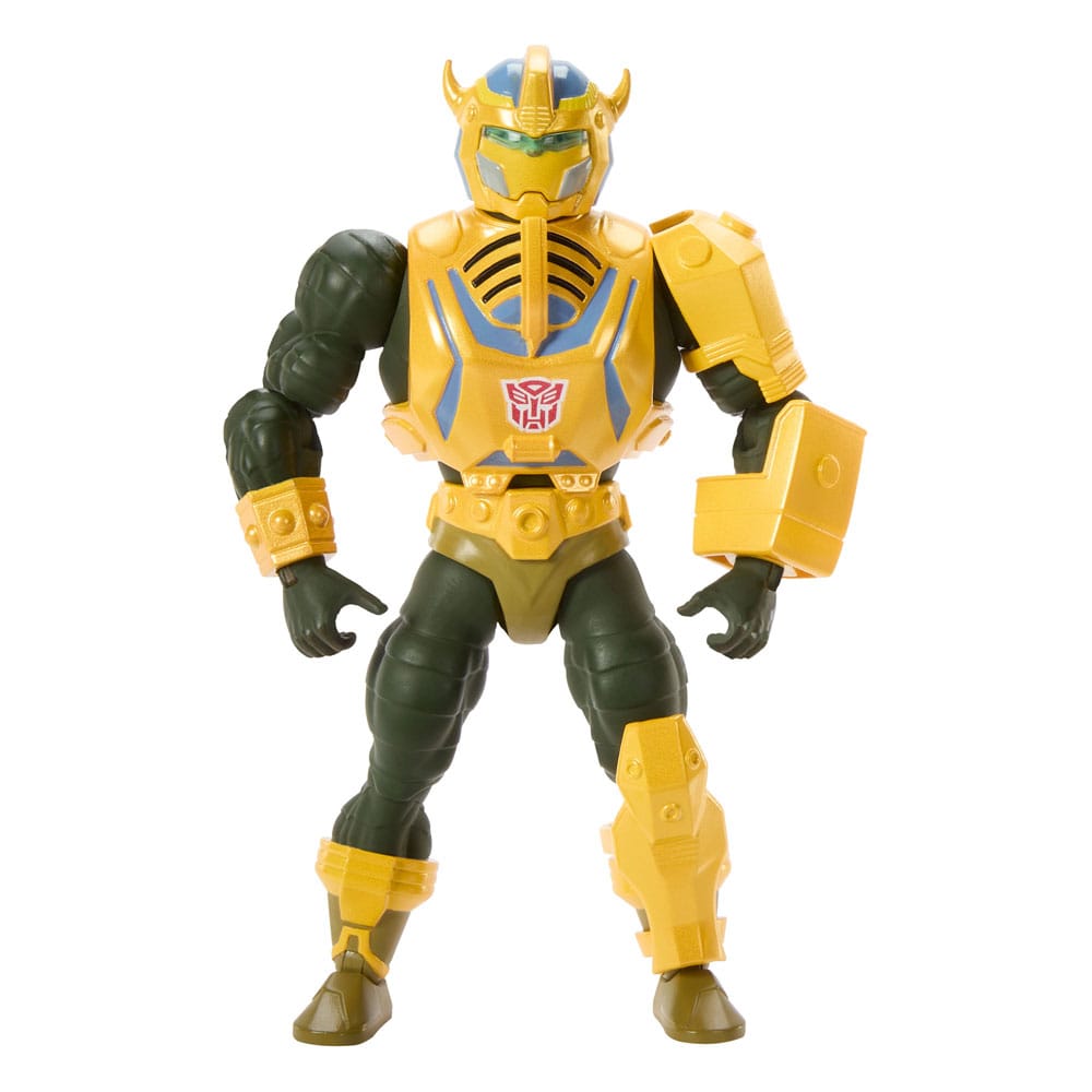 Masters of the Universe x Transformers Actionfigur Bumblebee Armor Man-At-Arms heo European Exclusive 14 cm