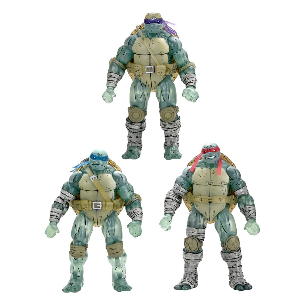 Teenage Mutant Ninja Turtles (The Last Ronin) Actionfiguren 3er-Pack Ghost Brothers 18 cm