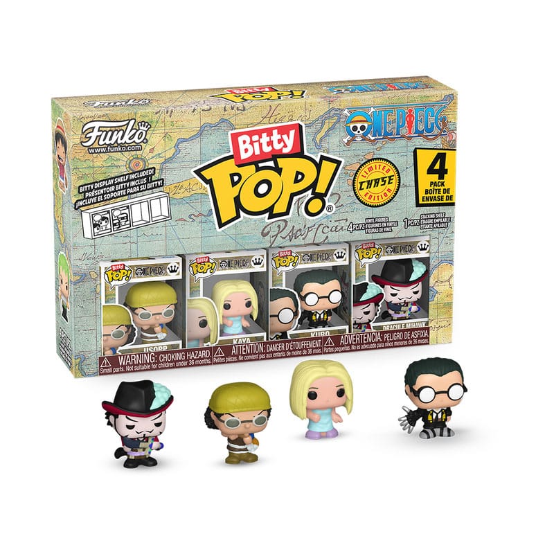 One Piece Bitty POP! Vinyl Figuren 4er-Pack Usopp 2,5 cm