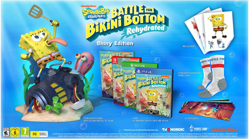 SpongeBob BFBB Rehydrated PlayStation 4 Shiny E. Battle for Bikini Bottom