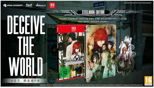 Steins Gate Re:Boot Nintendo Switch 2 Steelbokk E.