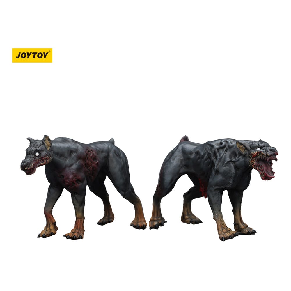 Zombie Dark Source Actionfiguren 2er-Pack Police Dogs 8 cm