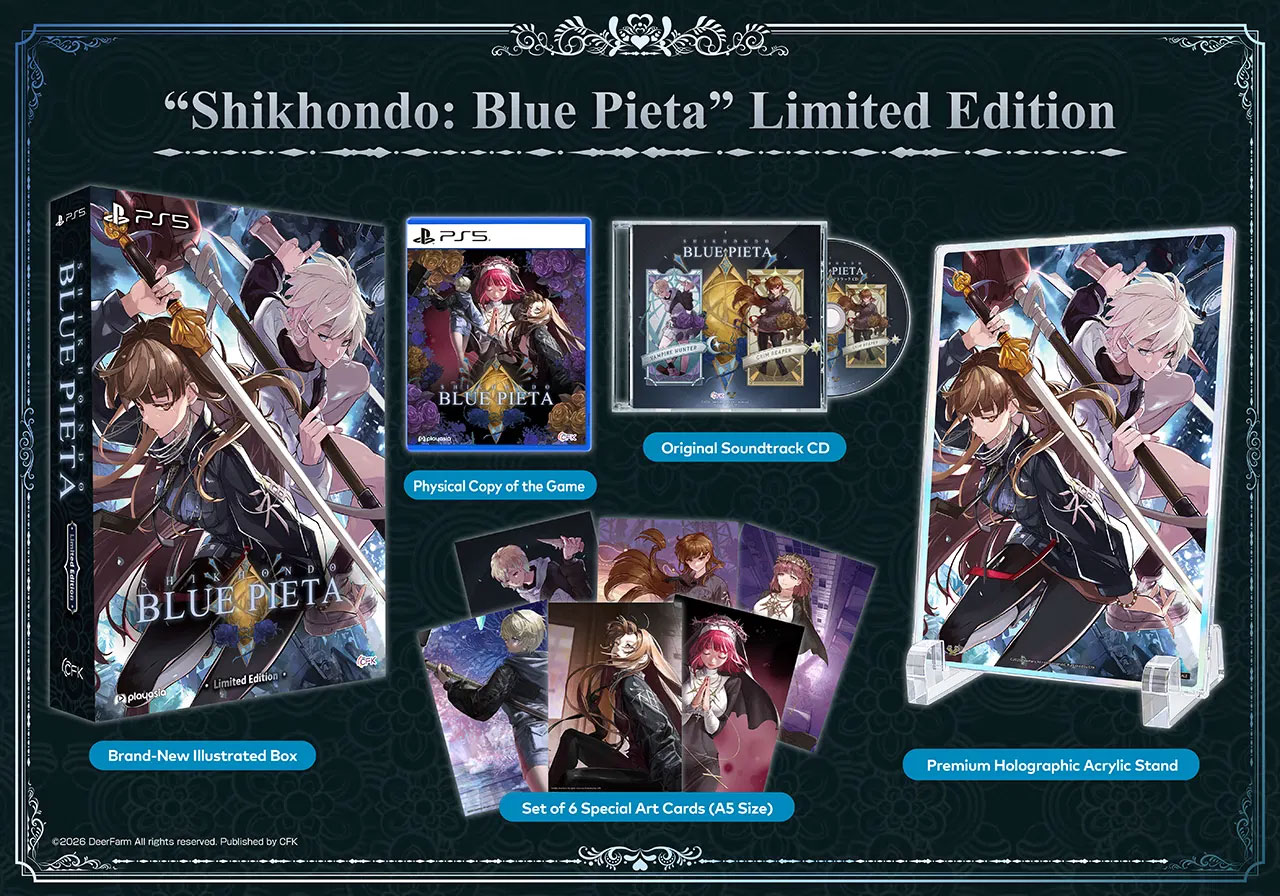 Shikhondo: Blue Pieta PlayStation 5 Asien-Version Limited Edition ENG Cover