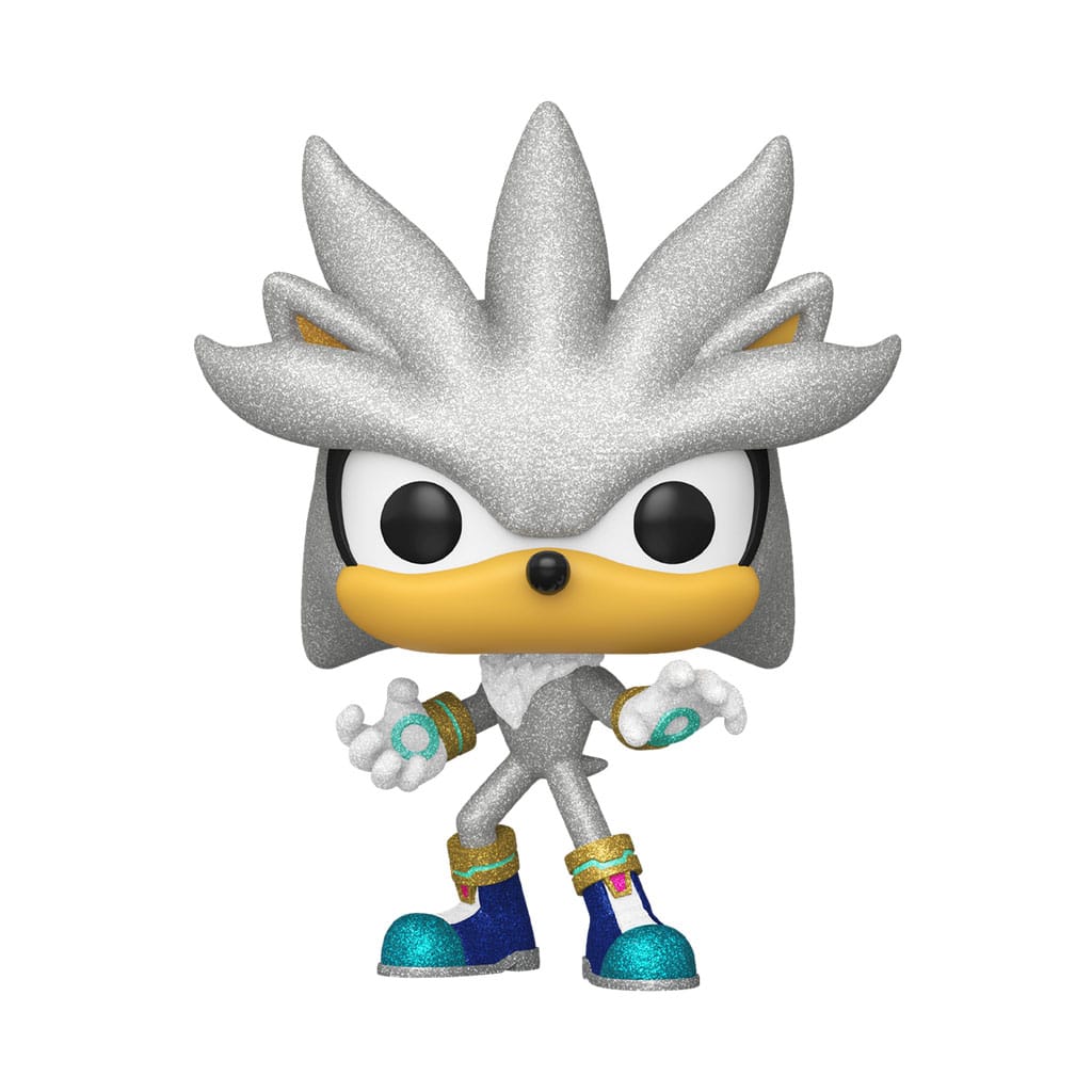 Sonic The Hedgehog POP! Games Vinyl Figur Silver The Hedgehog (FL) 9 cm