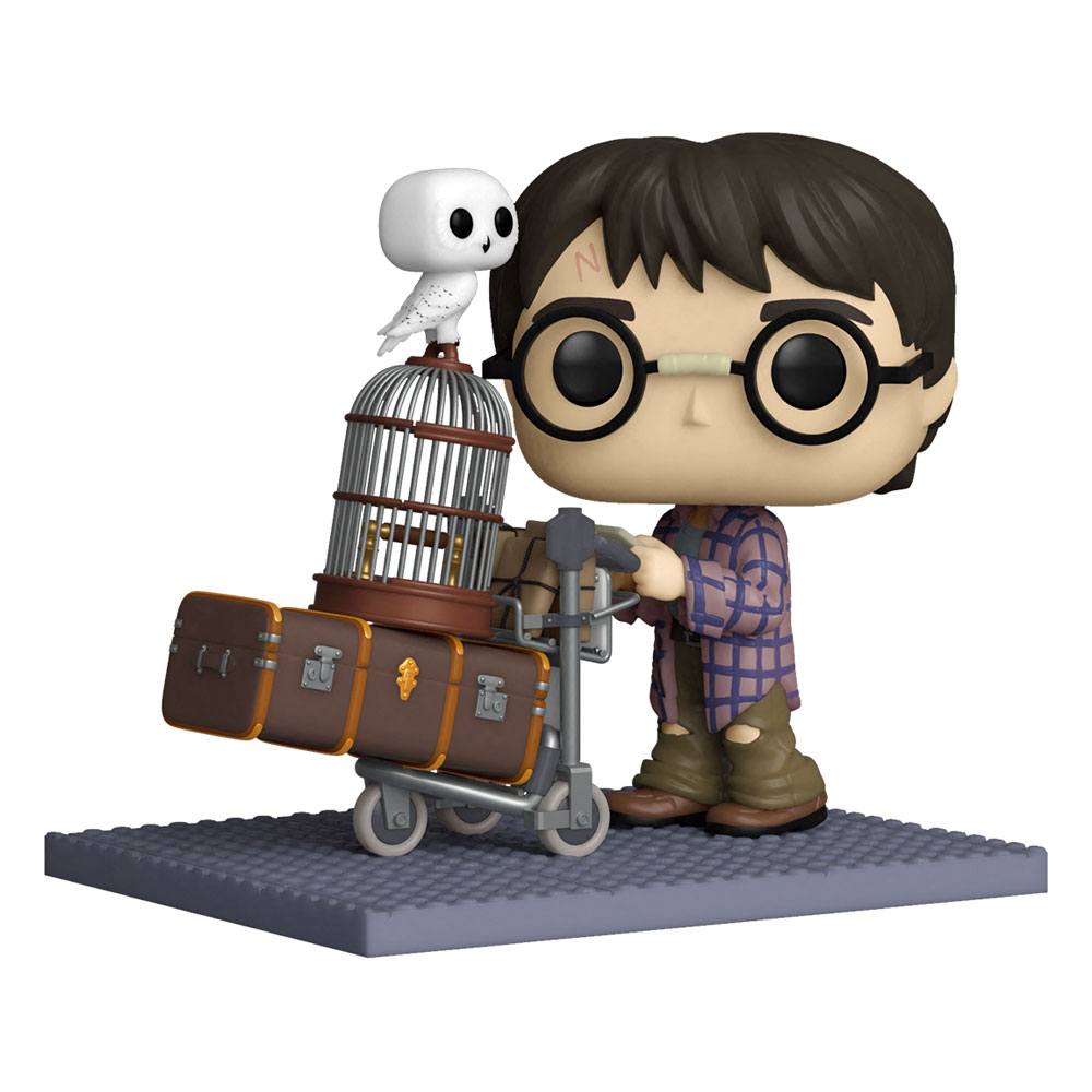 Harry Potter POP! Deluxe Vinyl Figur Harry Pushing Trolley 9 cm