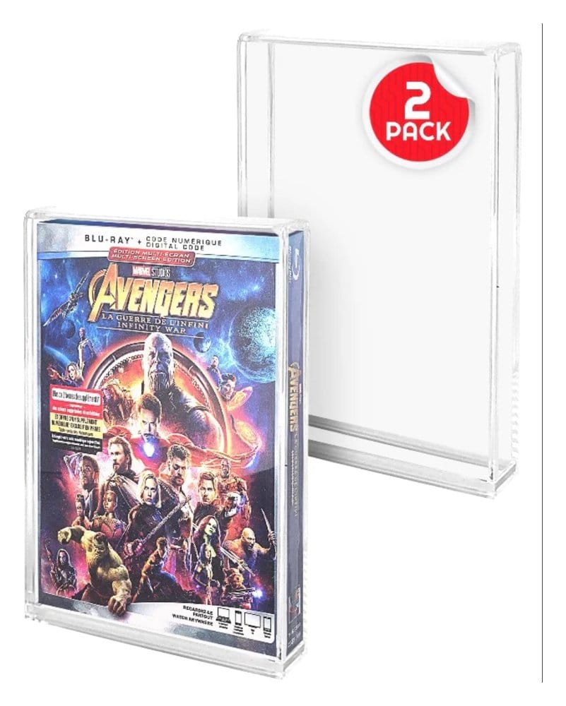 Acrylgehäuse 2er-Pack für PlayStation 3/PlayStation 4/Blu-Ray/XBOX One