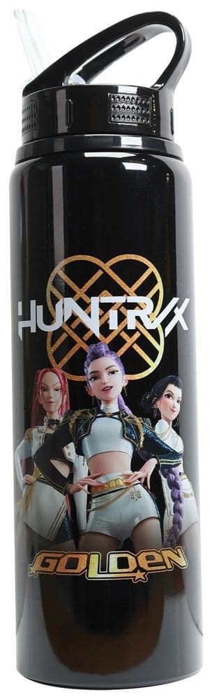KPop Demon Hunters Flip Top Trinkflasche Golden