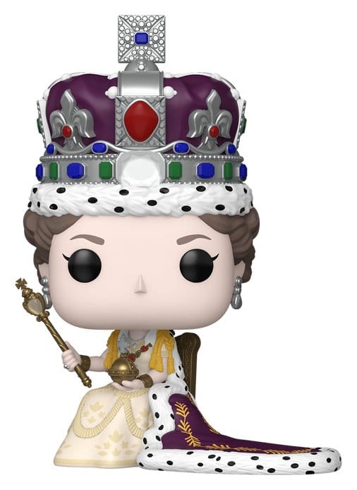 Queen Elizabeth II POP! Premium Vinyl Figur 100th- Queen Elizabeth II (Coronation) 9 cm