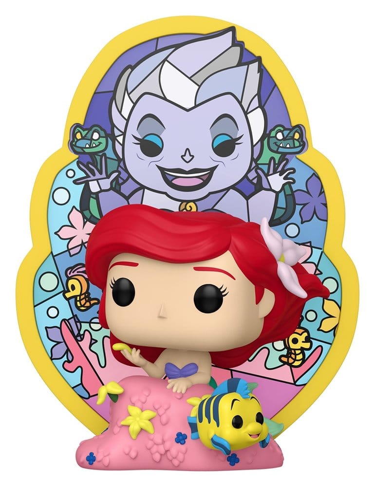 Disney POP! Deluxe Vinyl Figur Ariel(Glass) 9 cm
