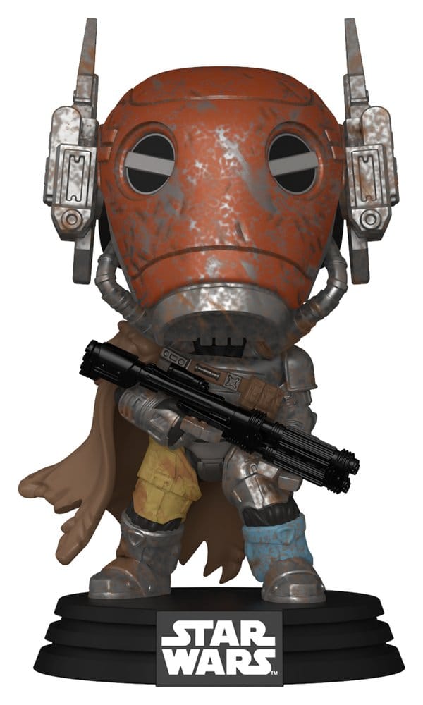 Star Wars: The Mandalorian and Grogu POP! Vinyl Wackelkopf-Figur Mercenary Guard Droid 9 cm