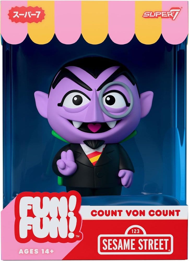 Sesamstraße Fun! Fun! Soft Vinyl Figur Wave 01 - Count von Count 18 cm