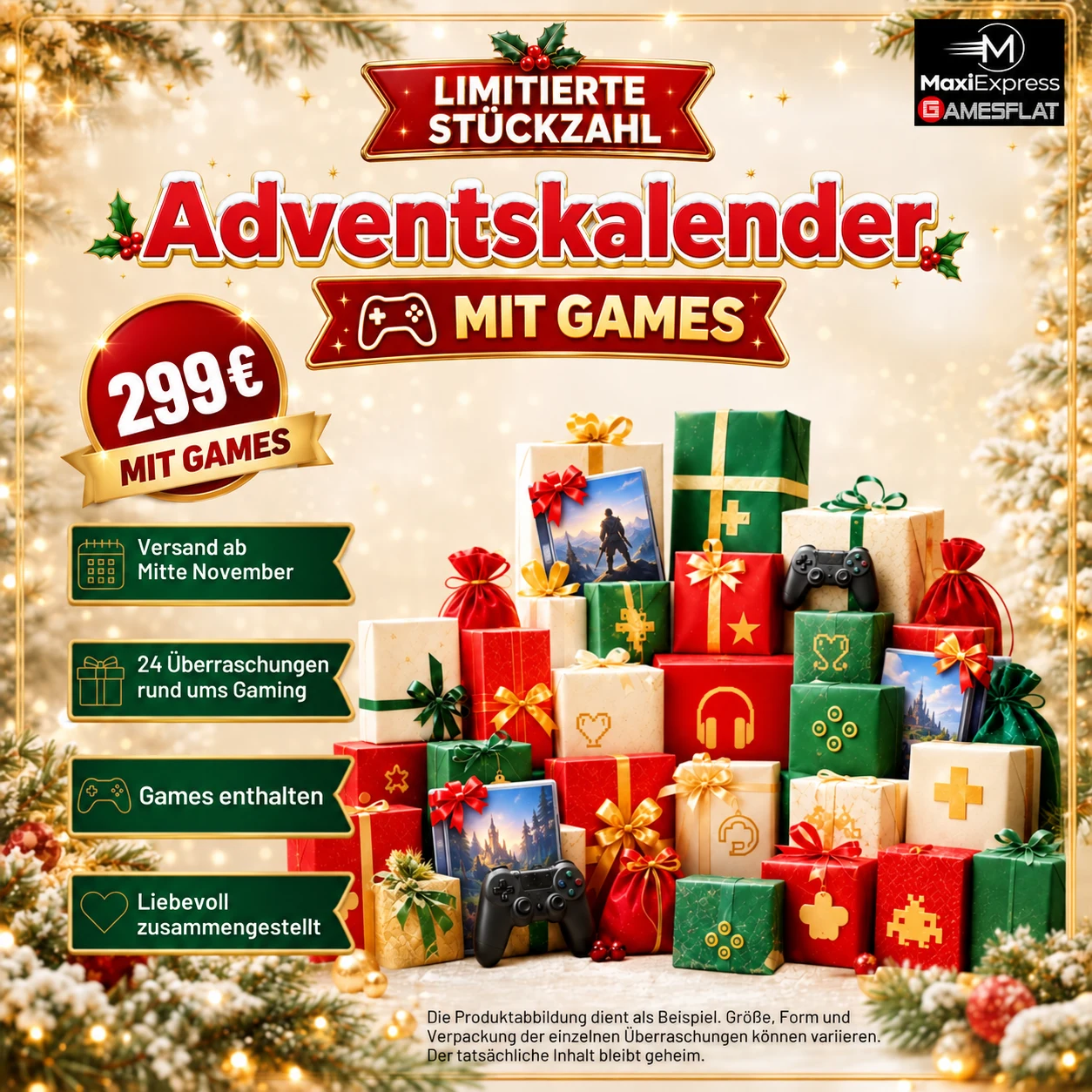 Adventskalender mit Games