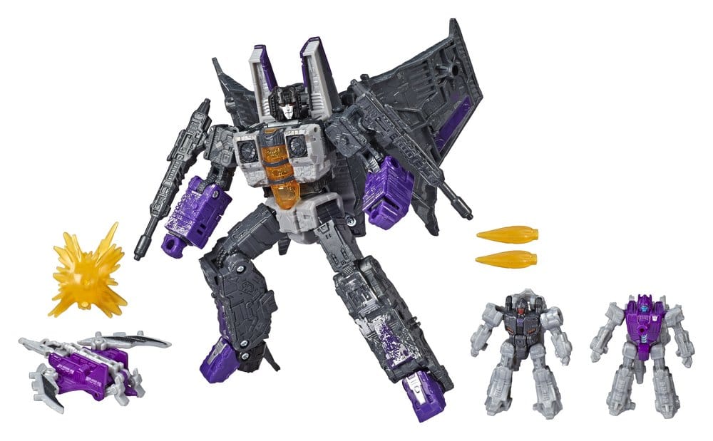 Transformers Generations War for Cybertron: Siege Voyager Class Actionfiguren 4er-Pack Decepticon Phantomstrike Squadron 18 cm