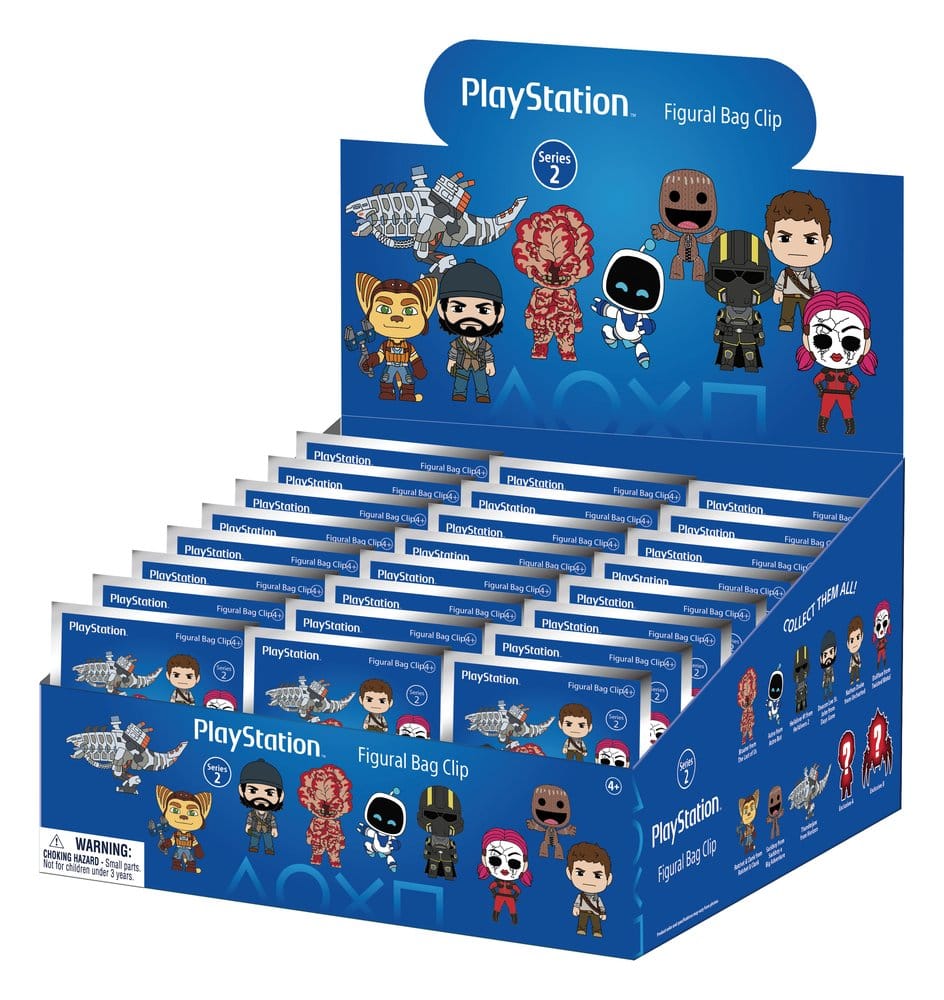 Sony PlayStation 3D PVC-Taschenanhänger Serie 2 Display (24)