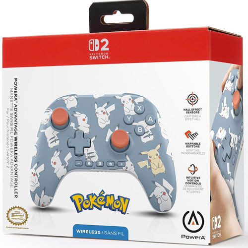 Nintendo Switch 2 Controller Advantage wireless Pikachu Moments Pokemon