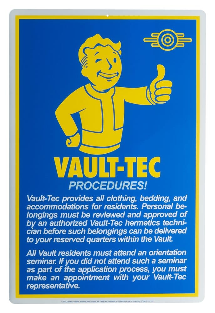 Fallout Me tall schild Procedures