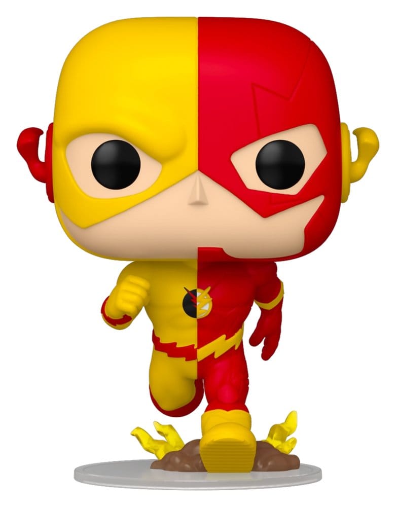 The Flash POP! Vinyl Figur Flash / Reverse Flash Split 9 cm