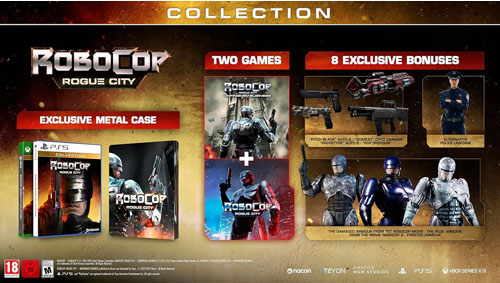 RoboCop: Rogue City 1+2 Collection PlayStation 5 Metalcase LIMITIERT