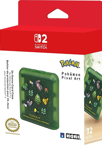 Nintendo Switch 2 Card Case (24) Pokemon Pixel Grün HORI