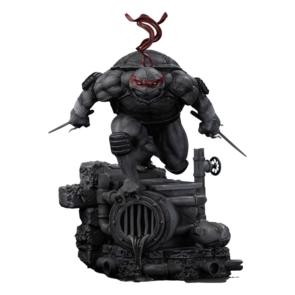 Teenage Mutant Ninja Turtles Art Scale Statue 1/10 Raphael Black and White Variant 26 cm heo exclusive