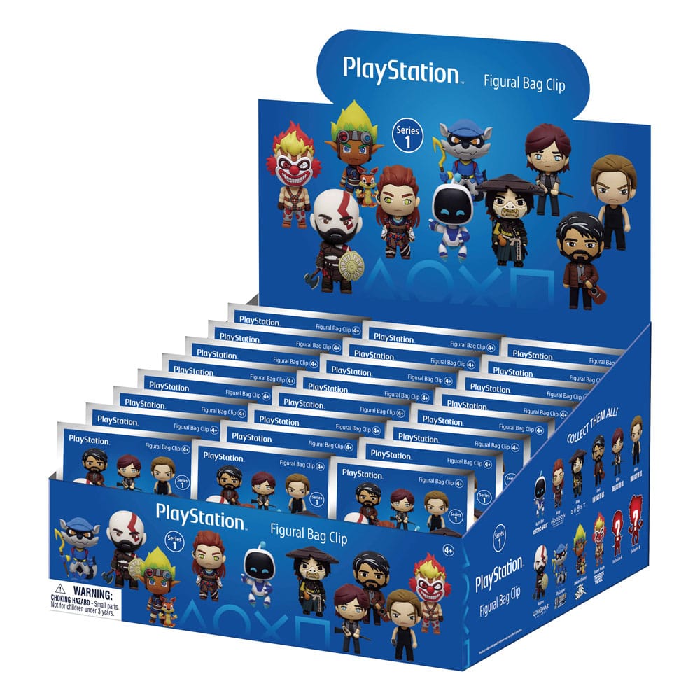 Playstation 3D PVC-Taschenanhänger Serie 1 Display (24)