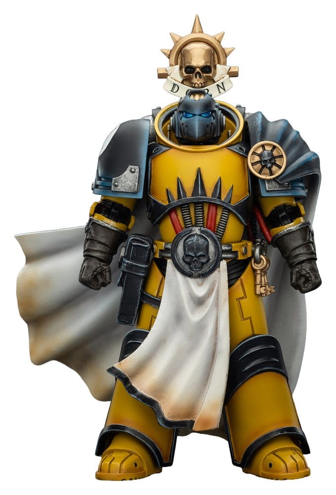 Warhammer Imperial Fists Actionfigur Librarian Consulwith Force Axe and Bolt Pistol 12 cm
