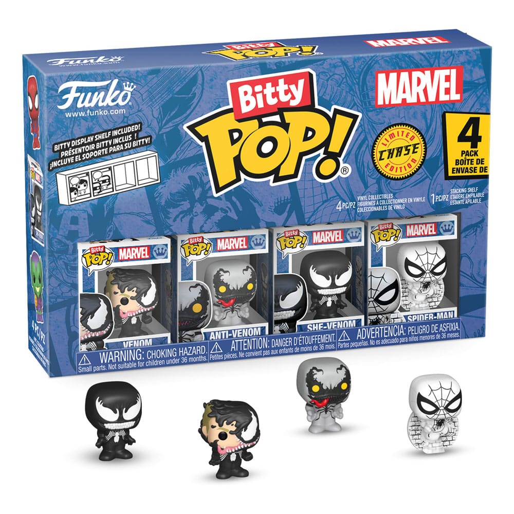 Spider-Man Bitty POP! Vinyl Figuren 4er-Pack Series 3 2 cm