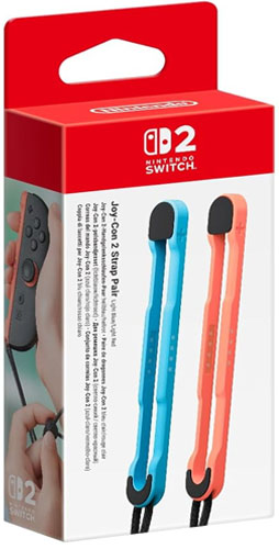 Nintendo Switch 2 Joy-Con Handgelenksschlaufe 2-er Rot/Blau