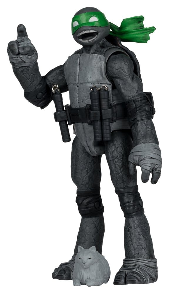 Teenage Mutant Ninja Turtles Page Punchers Actionfigur Michelangelo (Black White & Green) (Red Platinum Edition) 13 cm