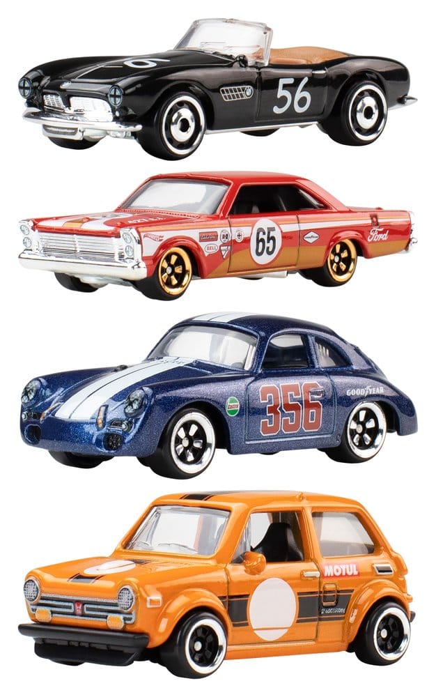 Hot Wheels Silver Series Die-Cast Fahrzeuge 1/64 Vintage 979J Sortiment (10)