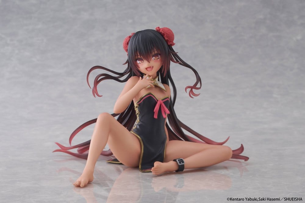 To Love-Ru Darkness Desktop Cute PVC Figur Nemesis (Chinese Dress Ver.) 13 cm