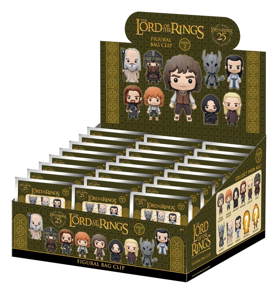 Der Herr der Ringe 3D PVC-Taschenanhänger Serie 2 Display (24)