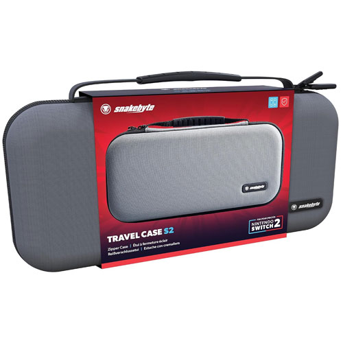 Nintendo Switch 2 Tasche Travel Case S2 grau Snakebyte