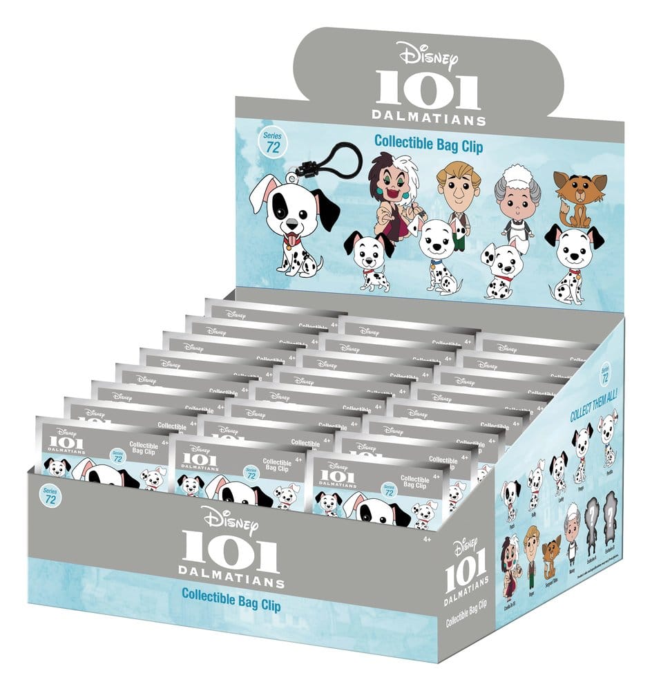 101 Dalmatiner 3D PVC-Taschenanhänger Serie 72 Display (24)