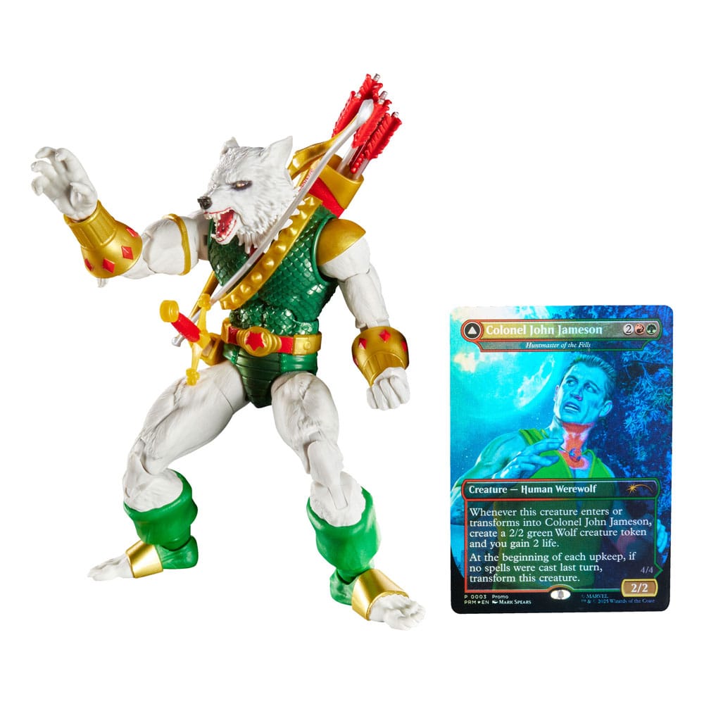 Marvel Legends Magic: The Gathering Actionfigur Man-Wolf (plus exklusive Foil-Karte) 15 cm