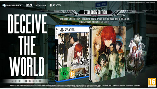 Steins Gate Re:Boot PlayStation 5 Steelbokk E.